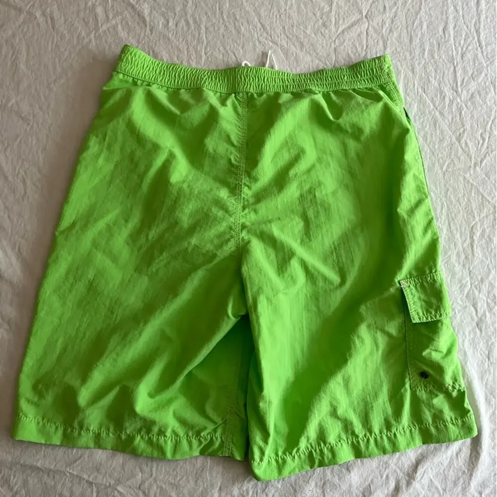 Polo Ralph Lauren Swim Trunks Board Shorts Color Lime Size S - Picture 2 of 8